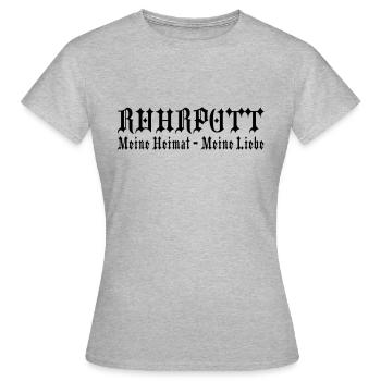 RUHRPOTT - Ma Maison, Mon Amour - T-shirt Femme - gris chiné - Devant - AI Model Female 172 dark (172cm)