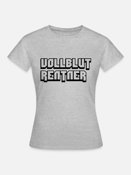 vollblut rentner - Frauen T-Shirt - Grau meliert