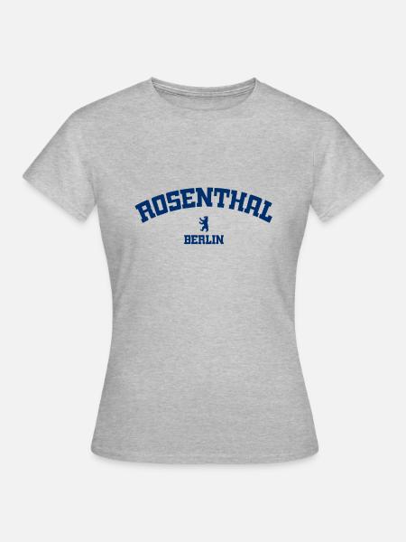 Rosenthal - Berlin - Deutschland - Germany - Frauen T-Shirt - Grau meliert