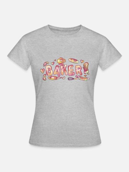 Baker - Frauen T-Shirt - Grau meliert