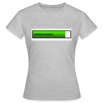 téléchargement - T-shirt Femme - gris chiné - Devant - AI Model Female 172 dark (172cm)
