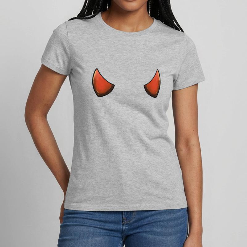 Devil's Horn Devil's Devil's Woman Devil's Guy Women's T-Shirt