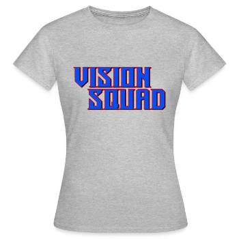 Escouade Vision 6 - T-shirt Femme - gris chiné - Devant - AI Model Female 172 dark (172cm)
