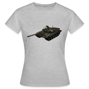 Tank - Frauen T-Shirt - Grau meliert - Vorne - AI Model Female 172 dark (172cm)