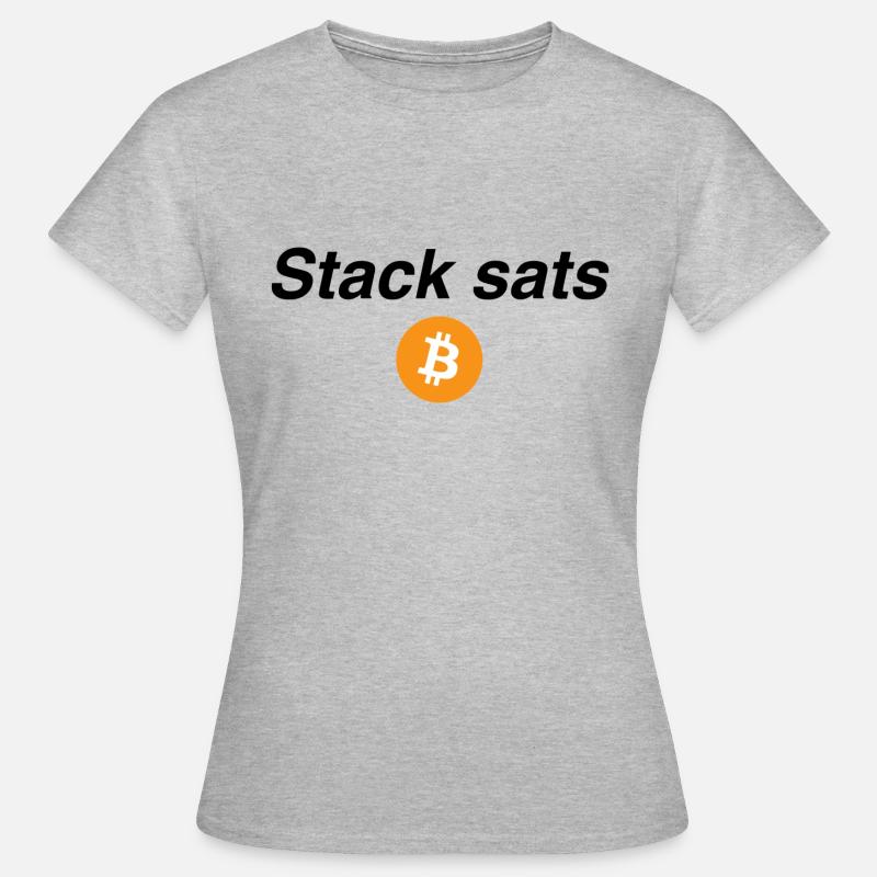 Stack sats - Frauen T-Shirt - Grau meliert