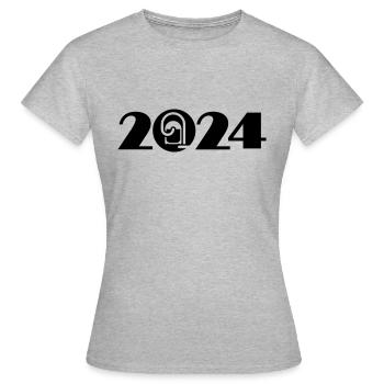 Spring Cleaning 2024, Spring Cleaning 2024 - Women's T-Shirt - heather grey - Front - AI Model Female 172 dark (172cm)
