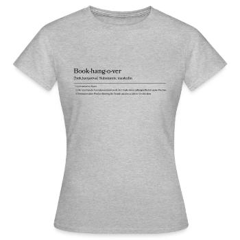 Gueule de bois des livres - T-shirt Femme - gris chiné - Devant - AI Model Female 172 dark (172cm)