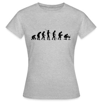 PC gamers - Women's T-Shirt - heather grey - Front - AI Model Female 172 dark (172cm)