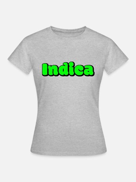 indica shirt - Frauen T-Shirt - Grau meliert