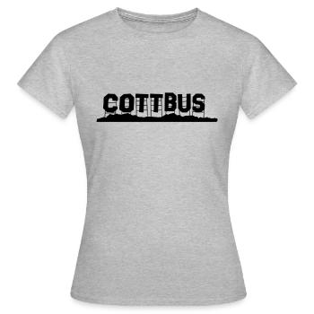 Cottbus - Women's T-Shirt - heather grey - Front - AI Model Female 172 dark (172cm)