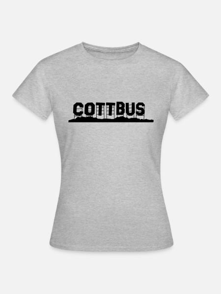 Cottbus - Frauen T-Shirt - Grau meliert