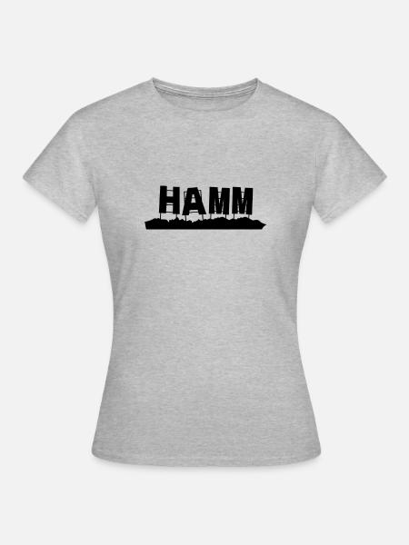 Hamm - Frauen T-Shirt - Grau meliert