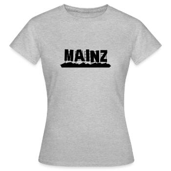 Mayence - T-shirt Femme - gris chiné - Devant - AI Model Female 172 dark (172cm)