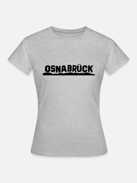 Osnabrück - Frauen T-Shirt - Grau meliert