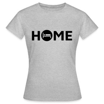 Hotel, Hostel, Hostel - Women's T-Shirt - heather grey - Front - AI Model Female 172 dark (172cm)