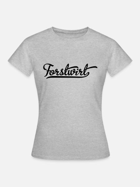 Forstwirt - Frauen T-Shirt - Grau meliert