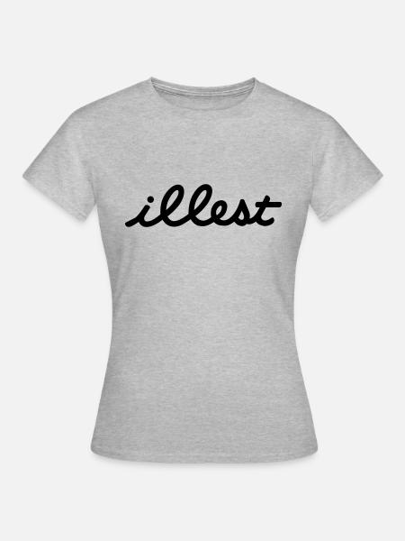 illest - Frauen T-Shirt - Grau meliert