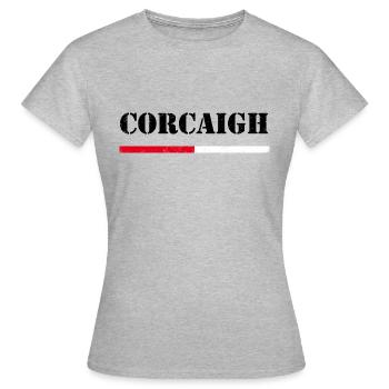 Corgaigh (Cork) - Women's T-Shirt - heather grey - Front - AI Model Female 172 dark (172cm)