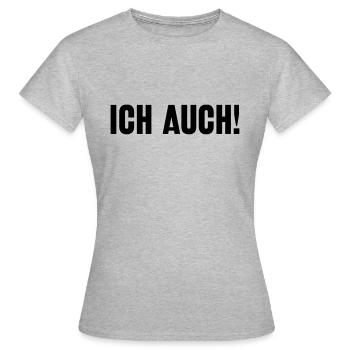 Ich bin schizophren! Part 2 - Frauen T-Shirt - Grau meliert - Vorne - AI Model Female 172 dark (172cm)