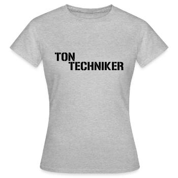 Audio engineer - Women's T-Shirt - heather grey - Front - AI Model Female 172 dark (172cm)