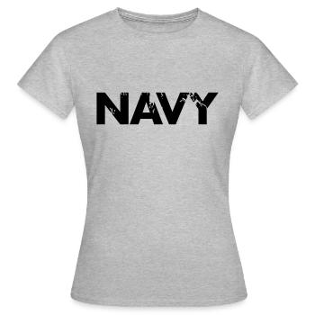 Navy seals! - T-shirt Femme - gris chiné - Devant - AI Model Female 172 dark (172cm)