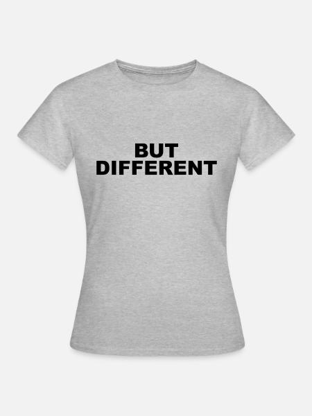 Same Same but different - Frauen T-Shirt - Grau meliert