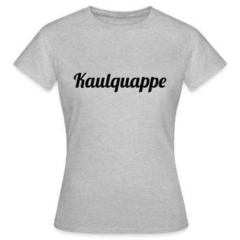 Kaulquappe - Frauen T-Shirt - Grau meliert - Vorne - AI Model Female 172 dark (172cm)
