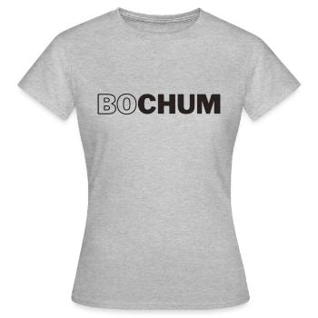 Bochum - T-shirt Femme - gris chiné - Devant - AI Model Female 172 dark (172cm)