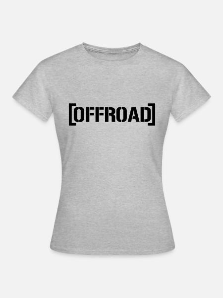 Offroad - Frauen T-Shirt - Grau meliert