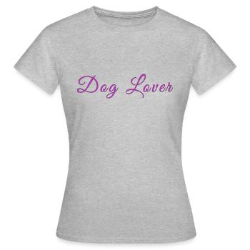 Dog Lover - Women's T-Shirt - heather grey - Front - AI Model Female 172 dark (172cm)
