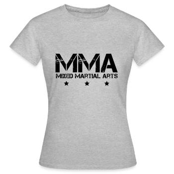 MMA - T-shirt Femme - gris chiné - Devant - AI Model Female 172 dark (172cm)