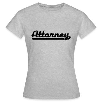 Anwalt - Frauen T-Shirt - Grau meliert - Vorne - AI Model Female 172 dark (172cm)