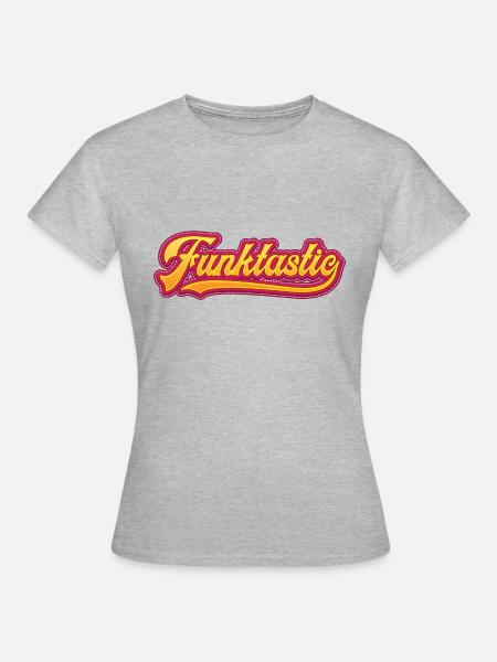 Funktastic Funk Funky - Frauen T-Shirt - Grau meliert