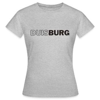 Duisbourg - T-shirt Femme - gris chiné - Devant - AI Model Female 172 dark (172cm)