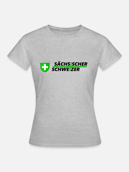 Saechsischer schweizer - Frauen T-Shirt - Grau meliert