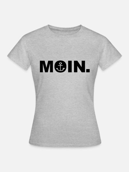 MOIN. - Frauen T-Shirt - Grau meliert