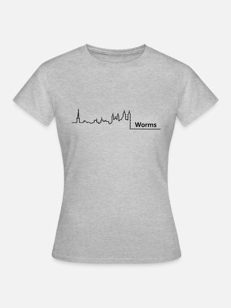 vers l'horizon - T-shirt Femme - gris chiné