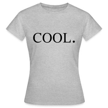 Cool Coole Designs - T-shirt Femme - gris chiné - Devant - AI Model Female 172 dark (172cm)