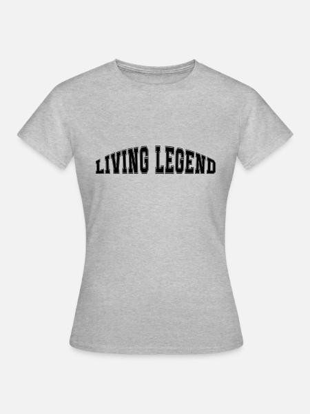 Living Legend - Frauen T-Shirt - Grau meliert