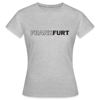 Francfort - T-shirt Femme - gris chiné - Devant - AI Model Female 172 dark (172cm)