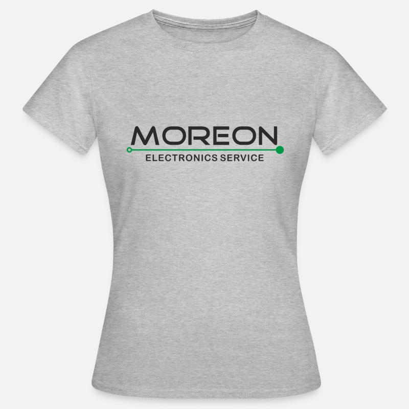 Moron Electronics - Women's T-Shirt - heather grey