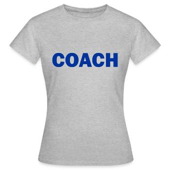 Coach - Frauen T-Shirt - Grau meliert - Vorne - AI Model Female 172 dark (172cm)