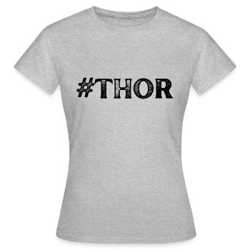 #THOR VIKING - T-shirt Femme - gris chiné - Devant - AI Model Female 172 dark (172cm)