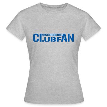 Club Fan - T-shirt Femme - gris chiné - Devant - AI Model Female 172 dark (172cm)