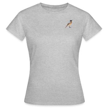 Queue rouge de jardin - T-shirt Femme - gris chiné - Devant - AI Model Female 172 dark (172cm)