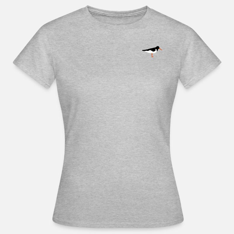 Austernfischer - Frauen T-Shirt - Grau meliert