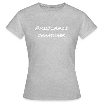 Krankenwagen Dispatcher - Frauen T-Shirt - Grau meliert - Vorne - AI Model Female 172 dark (172cm)