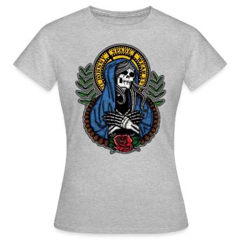 lady death - T-shirt Femme - gris chiné - Devant - AI Model Female 172 dark (172cm)
