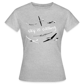 Glider Gliding Glider Glider Pilot Pilot - Women's T-Shirt - heather grey - Front - AI Model Female 172 dark (172cm)