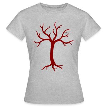 Tree of Life, Celts, Celtic - Women's T-Shirt - heather grey - Front - AI Model Female 172 dark (172cm)